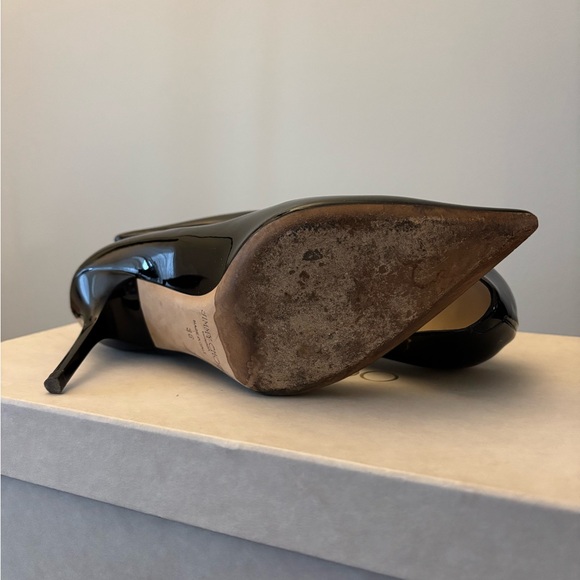 Jimmy Choo Black Patent Leather Heels - Picture 5 of 6